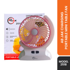 AB JAK Charging Fan Pink